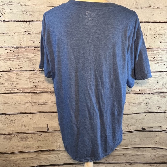 SURF STYLE T-Shirt Blue w Graphic-Large - Picture 2 of 2